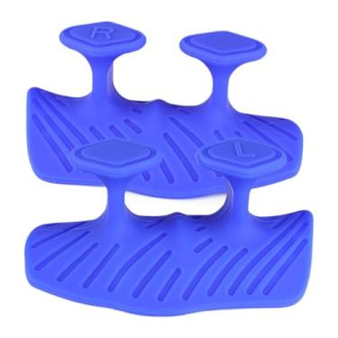 Imagem de predolo 2x Luvas de Silicone para Levantamento de Peso, Proteção para As Mãos, para Homens E Mulheres, Sem Dedos, para Treino, Fitness E Exercícios, Azul