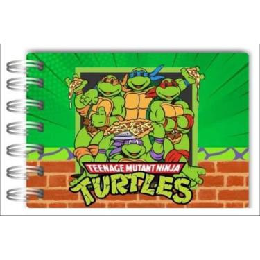 Imagem de Livro De Colorir Tartarugas Ninjas - Desenhos 50 Desenhos Folhas 180g 