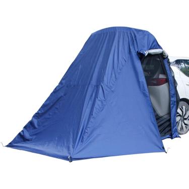 Imagem de Barraca De Abrigo Para Carro E Camping Suv - Cabine Pop-up Para Carros Com Sombra De Porta Traseira Para Acampamento Final, Blue, 245X200X220CM