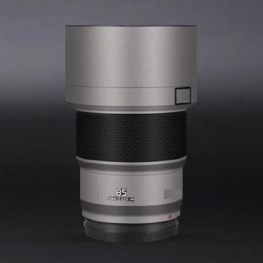 Imagem de Adesivo de câmera antiarranhões com tampa de lente 85 1.8 Película protetora decalque protetor corporal para Panasonic Lumix S 85 mm F1.8 S (titânio)