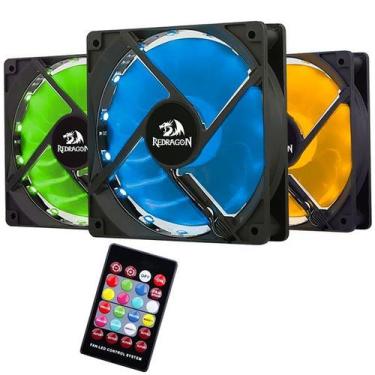 Imagem de Cooler para PC Redragon GC-F006 com Iluminação RGB e Ventiladores de 1