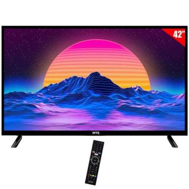 Imagem de Smart TV LED 42" HYE Full HD Linux Wi-Fi com Conversor Digital Preto
