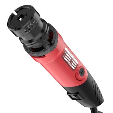 Imagem de YESWELDER Afiador de eletrodo de tungstênio para soldagem TIG, elétrico portátil, ferramenta rotativa de soldagem TIG de 110 V com slot de corte de bloco de moagem plana, 4 tamanhos e 3 ângulos