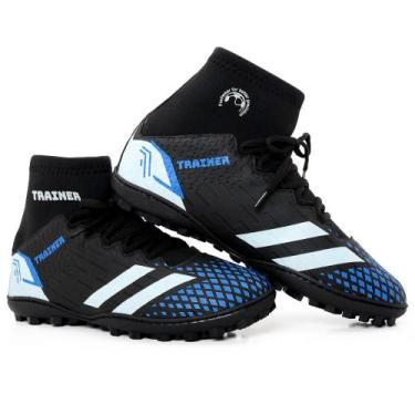 Imagem de Chuteira society botinha campo sintetico cano alto 36 ao 43 - TREINER,