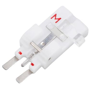 Imagem de Cryfokt Button Costure On Pressser Pé, Seguro de Fixação de Botão Prensando o pé Prensado Resistente para a Máquina de Costura