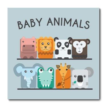 Imagem de Placa Decorativa - Animais - - Infantil - 1468plmk - Allodi