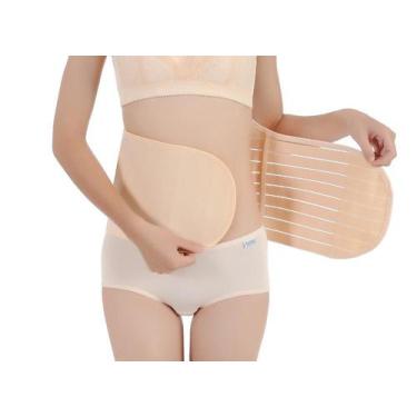 Imagem de Cinta Modeladora Feminina Abdominal Pós Parto+Creme - RecoveryBelt, M,