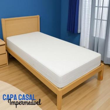 Imagem de Capa p/ Colchão Casal Hospitalar Impermeável Cores E Medidas - Miranda