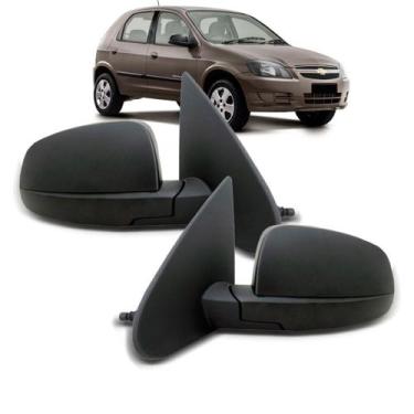 Imagem de Par Retrovisor Celta Prisma 07 08 09 10 11 Regulagem Manual - RETROVEX