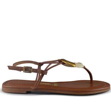 Imagem de Sandália Rasteira Vizzano Feminino 6371.1001, 36, Marrom