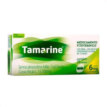 Imagem de Tamarine 6mg Caixa com 20 Cápsulas Laxante Fitoterápico Full - Hypera