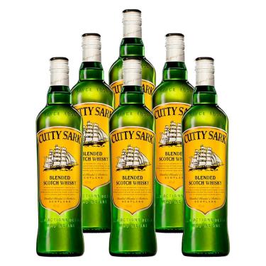 Imagem de Whisky Escocês Cutty Sark Blended Scotch 700ml 6 Unidades