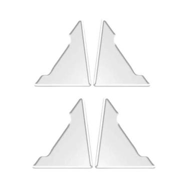 Imagem de Protetores De Canto De Porta De Carro Em Silicone Transparente, Adesiv