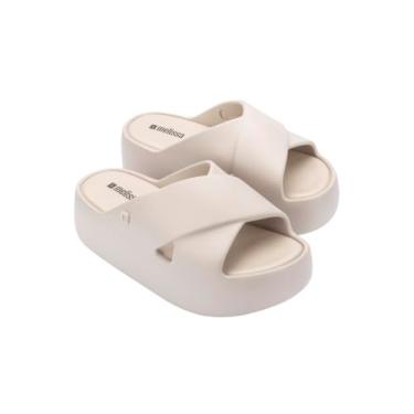 Imagem de Melissa Free Cross Plataforma, Sandália Feminina (Bege, BR, Adulto, Numérico, 39)