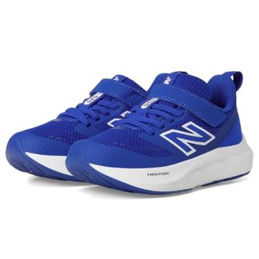 Imagem de New Balance Tênis de corrida unissex infantil Fresh Foam 625 V1 Hook & Loop, Pedra preciosa Team Royal/branco/azul, 15