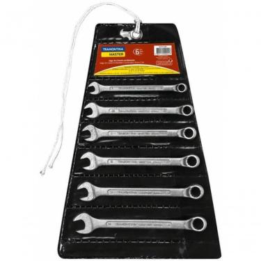 Imagem de Jogo De Chaves Combinadas Tramontina Master Com Corpo Forjado Em Aço Vanádio Cromado 6 Peças