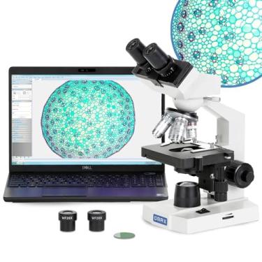 Imagem de OMAX - Microscópio Composto Binocular De Laboratório M82E 40X-1000X Com Estágio Mecânico Camada Dupla