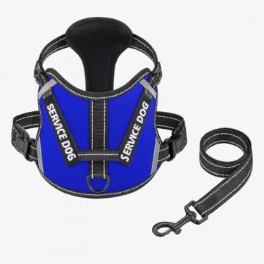 Imagem de Coleira Peitoral Antipuxão Conforto Total com Guia Ajustável Para Pets | Caminhadas Seguras, Controle Suave e Proteção Anatômica | Cães e Gatos de Médio Porte