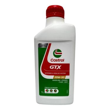 Imagem de Óleo Lubrificante Motor Castrol 20W50 Gtx Antiborra Api Sl