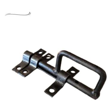 Imagem de 2X Trinco Ferrolho Lateral 1/2 Porteira Portao Porta Forjado