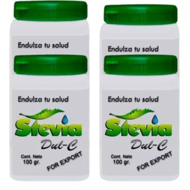 Imagem de Kit 4x Adoçantes Stevia Dul-c Natural dietético Boliviano 100g