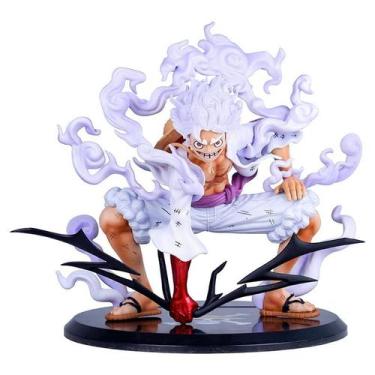 Imagem de Figura de ação Statue SkateIn Luffy Gear 5 Anime 18 cm