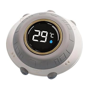 Imagem de harayaa Termômetro eletrônico para banho de bebê, medidor de temperatura da água digital à prova d'água para banheira, casa, recém-nascido, Ovni