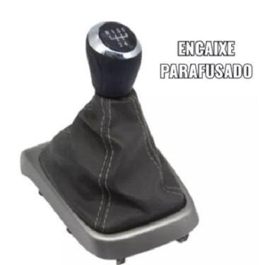 Imagem de Manopla Bola Preta Parafusada Coifa Base Cza Spin 2013/2018