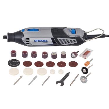 Imagem de Micro Retífica 4000 Com 26 Acessórios 110 Volts - F0134000nu000 - Dremel