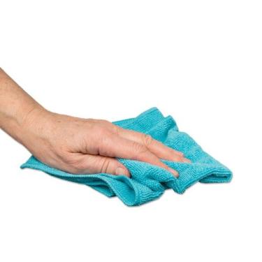 Imagem de Kit 10 Pano Microfibra Limpa Vidro Pia Flanela Multiuso Versatilidade 