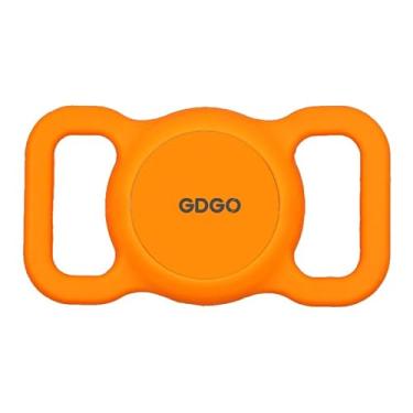 Imagem de Air Tags, com aplicativo Finder (apenas iOS), dispositivo de prevenção de perda de coleira para animais de estimação, coleira pequena com manga protetora, localizador bidirecional, para uso com iOS