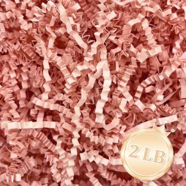Imagem de Enchimento de trituração de papel cortado enrugado 1 kg rosa Zankubom