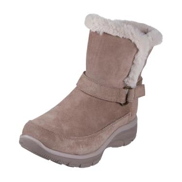 Imagem de Skechers Bota feminina Easy Going-Dreamers Luxe Vibe Hands Free Slip-ins cano médio, Cinza-escuro, 34