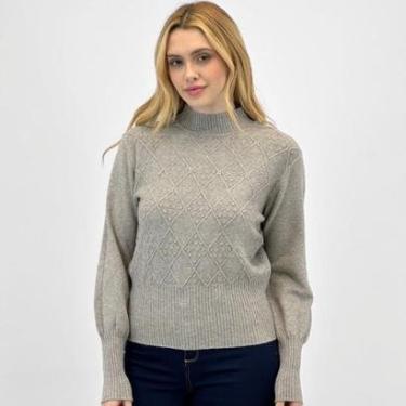 Imagem de Blusa de Lã Facinelli Manga Longa Gola Alta Feminina-Feminino