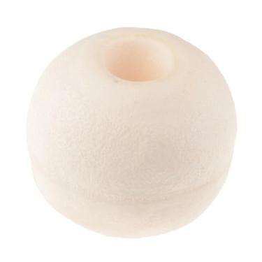 Imagem de Deevoka Marcador de pesca com bóia de corda, furo de 1,5 cm, bóia de água de 10 cm, de âncora para rede de pesca, de natação, linhas de aviso de natação, Branco