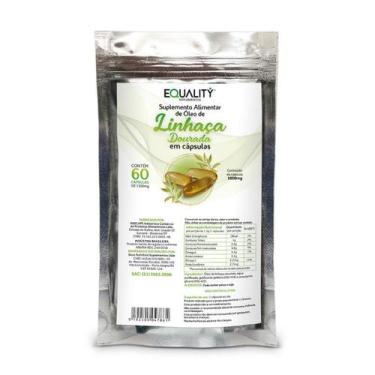 Imagem de Óleo de Linhaça Dourada 1000mg Refil 60 Cápsulas em Softgel - Equality