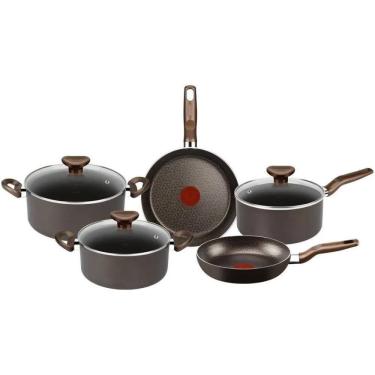 Imagem de Jogo De Panelas 5 Peças Chocolate Rochedo Expert