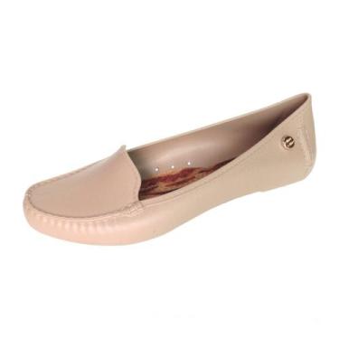 Imagem de Sandália feminina MOCASSIM BASIC Miss Miss 50002, Caqui, 35