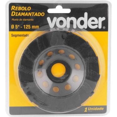 Imagem de Rebolo Diamantado 125 Mm Lixadeira Concreto Lcv 1010 Vonder