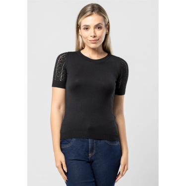 Imagem de Blusa Pau a Pique Modal Preto