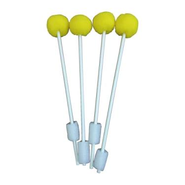 Imagem de Aromarimo Difusor em bastão com esponja de difusão em forma de marítimo, recurso de nivelamento flutuante para uso com garrafas PET, pacote com 4, 3 cores (amarelo)