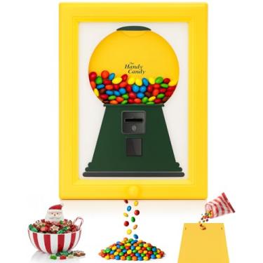 Imagem de Porta-retrato dispensador de doces, máquina de chiclete em uma moldura, distribuição rápida de doces, nozes, petiscos para cães e gatos, pendurar na parede, ficar em pé na mesa, presente de