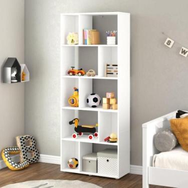 Imagem de Estante Montessoriana com 10 Nichos - Branco - Casatema, Branco
