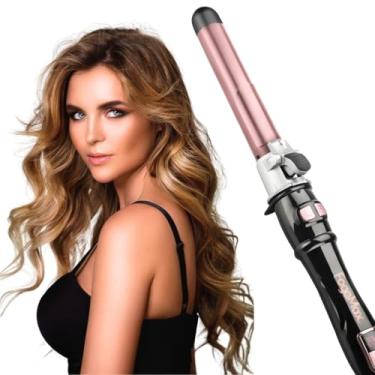 Imagem de fogomax, Modelador de Cachos Automático 28mm Bivolt Turmalina Cerâmica Rápido Aquecimento