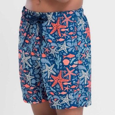 Imagem de Shorts infantil estampado estrela do mar - MASH