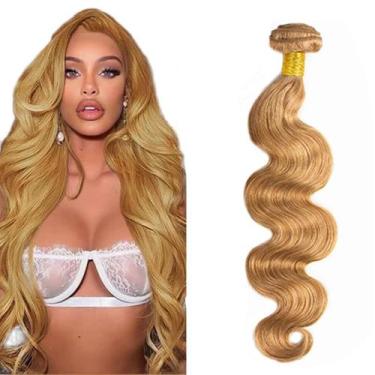 Imagem de Hair Bundle AuokMar 27 Blonde Body Wave Brazilian Virgin