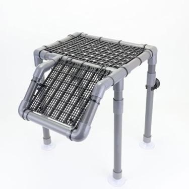 Imagem de PIESOYRI Plataforma grande para tartarugas aquáticas pesadas, adequada para aquários com largura superior a 30 cm