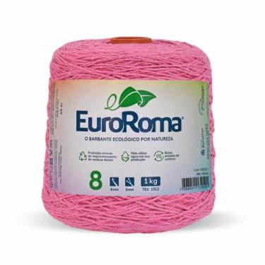 Imagem de Barbante Colorido EuroRoma 8 Fios 1kg 762m - Fio Sustentável para Croc