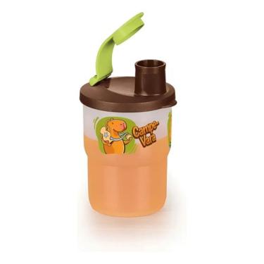 Imagem de Tupperware Copo Infantil Com Bico Colors 225ml., Capivara
