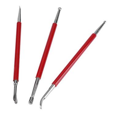 Imagem de RiToEasysports 3 Unidades de Ferramentas Feitas à Mão Leder Press Rupped - Máquinas de Impressão de Longa Duração para a Produção de Sombras No Comércio de Couro